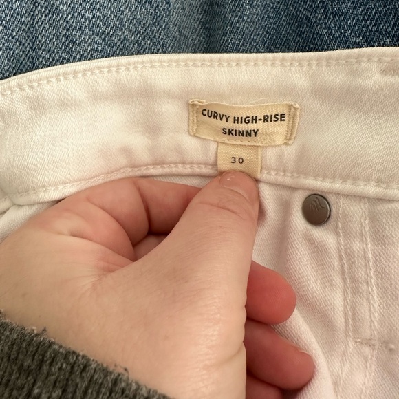 White Madewell Jeans Size 30 - Picture 2 of 6